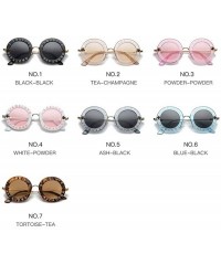 Aviator Little Bee Round Glasses Vintage Men Women Sunglasses Oculos De Sol Retro NO.1 - No.5 - CH18YZUTCZC $11.49