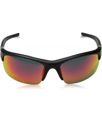 Sport Oval Sunglasses - Black Satin - C6118CREDYT $22.61