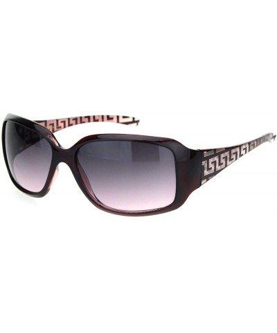 Butterfly Womens 90s Classic Rectangular Plastic Narrow Butterfly Sunglasses - Burgundy Gradient Burgundy - CQ18OEQ94ZR $10.97