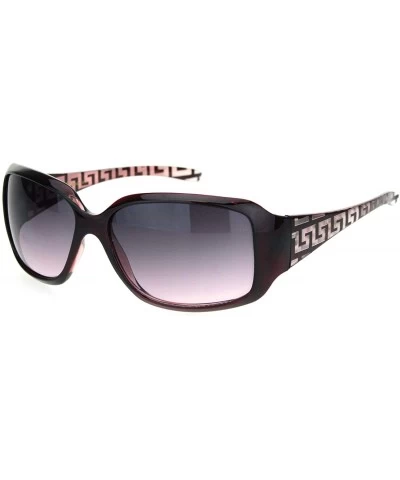 Butterfly Womens 90s Classic Rectangular Plastic Narrow Butterfly Sunglasses - Burgundy Gradient Burgundy - CQ18OEQ94ZR $18.76