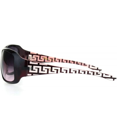 Butterfly Womens 90s Classic Rectangular Plastic Narrow Butterfly Sunglasses - Burgundy Gradient Burgundy - CQ18OEQ94ZR $10.97