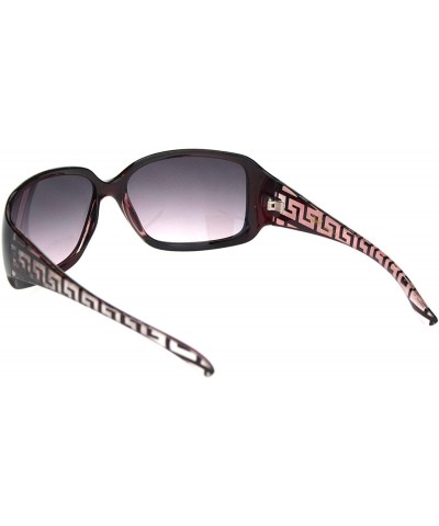 Butterfly Womens 90s Classic Rectangular Plastic Narrow Butterfly Sunglasses - Burgundy Gradient Burgundy - CQ18OEQ94ZR $10.97