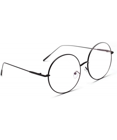 Aviator Classic Polarized UV400 Aviator Sunglasses Fashion Clear Glasses Men Women - Black - C018RMQT89G $8.31