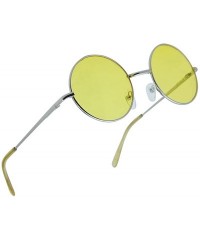 Wrap Original Glasses Novelty Cosplay - Silver Frame - Yellow - C5197CKS9NS $8.85