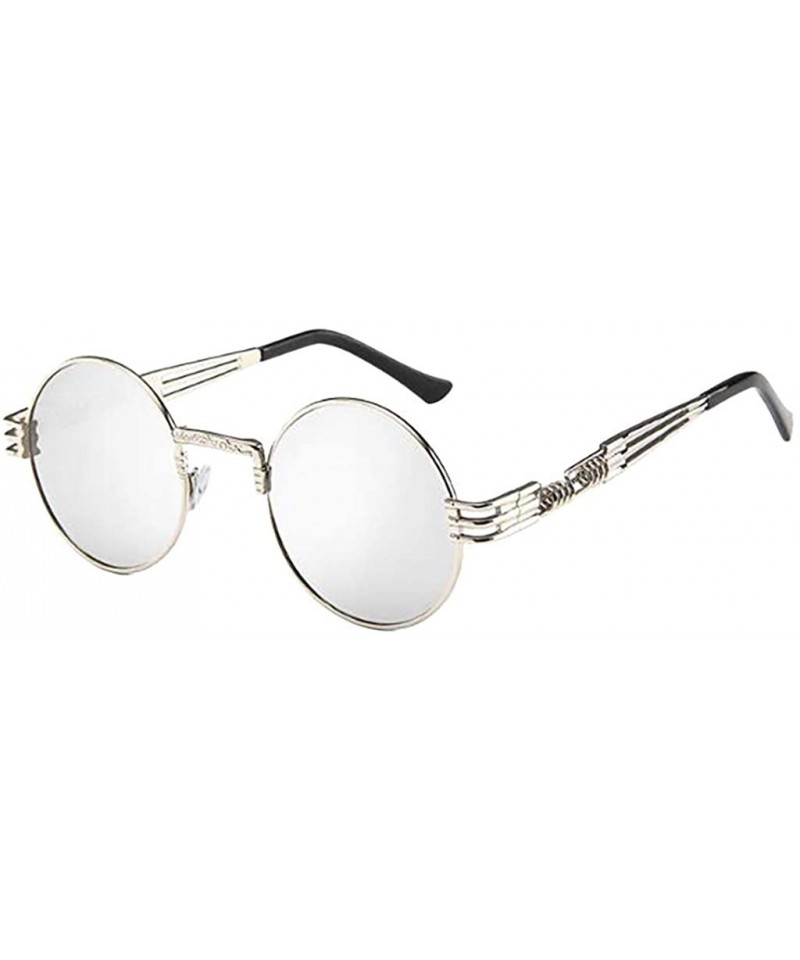 Oversized Women Men Vintage Retro Glasses Unisex Big Frame Sunglasses Eyewear - A - CT18TKUD50G $8.05