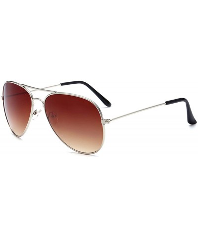 Aviator Mens Womens Sunglasses UV Protection Aviator Style Sunglasses - C4 - CS18XKG20KR $20.13