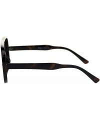 Square Square Rectangular Shield Sunglasses Retro Unisex Fashion Shades UV 400 - Tortoise (Brown) - CO18YWRYUQX $14.78