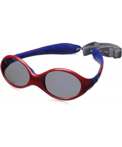 Rectangular Looping II Baby Sunglasses with Spectron 4 Baby Lens - Red/Blue - C911TTNQ1N1 $26.54