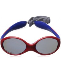 Rectangular Looping II Baby Sunglasses with Spectron 4 Baby Lens - Red/Blue - C911TTNQ1N1 $26.54