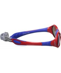 Rectangular Looping II Baby Sunglasses with Spectron 4 Baby Lens - Red/Blue - C911TTNQ1N1 $26.54