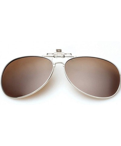 Rimless Aviator Sunglasses Polarized Protection Anti Glare - CG18A0SGI9A $61.20