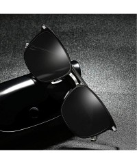 Sport Sunglasses for Men Sports Polarized UV Protection Fashion Lightweight Metal Frame Sunglasses Driving Glasses - CH18TE5C...