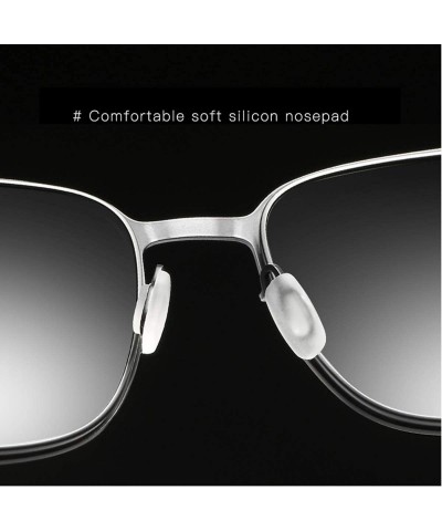 Sport Sunglasses for Men Sports Polarized UV Protection Fashion Lightweight Metal Frame Sunglasses Driving Glasses - CH18TE5C...