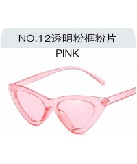 Rimless Cute Sexy Cat Eye Sunglasses Women Metal Retro Small Vintage Female Classic Sun Glasses - 12 - CJ198A305ON $33.76