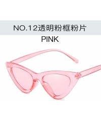 Rimless Cute Sexy Cat Eye Sunglasses Women Metal Retro Small Vintage Female Classic Sun Glasses - 12 - CJ198A305ON $60.10