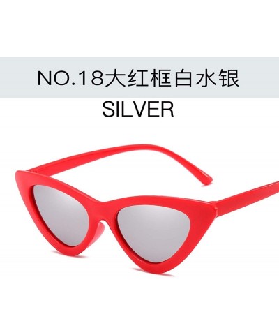 Rimless Cute Sexy Cat Eye Sunglasses Women Metal Retro Small Vintage Female Classic Sun Glasses - 12 - CJ198A305ON $60.10