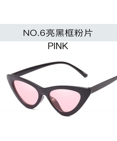 Rimless Cute Sexy Cat Eye Sunglasses Women Metal Retro Small Vintage Female Classic Sun Glasses - 12 - CJ198A305ON $60.10