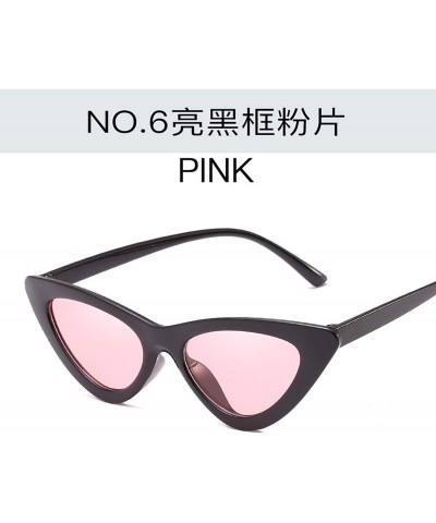 Rimless Cute Sexy Cat Eye Sunglasses Women Metal Retro Small Vintage Female Classic Sun Glasses - 12 - CJ198A305ON $33.76