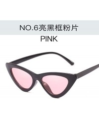Rimless Cute Sexy Cat Eye Sunglasses Women Metal Retro Small Vintage Female Classic Sun Glasses - 12 - CJ198A305ON $60.10