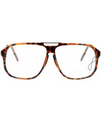 Oversized Nerdy Urkel Thin Plastic Vintage Retro Oversize Clear Lens Eye Glasses - Tortoise - CX11YWUQADB $7.69