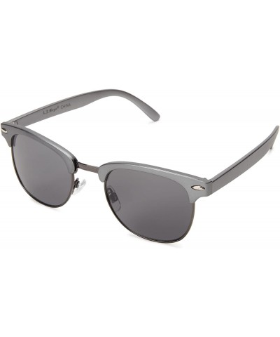 Rectangular Soho Rectangular Sunglasses - Matte Pewter - CX11B93P3OR $27.37