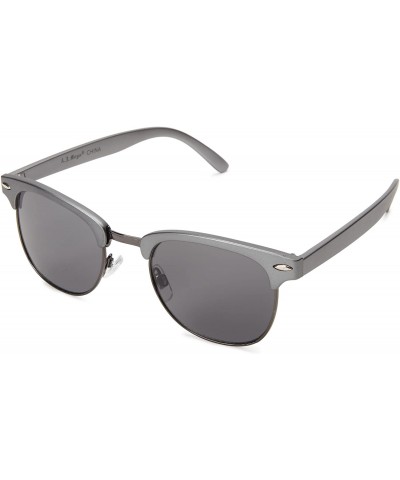 Rectangular Soho Rectangular Sunglasses - Matte Pewter - CX11B93P3OR $14.93