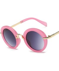 Goggle Round Lovely Kids Sunglasses Girls Goggle Protective Glasses Children Eyewear Oculos Accessories - Flower - CA198AIHWG...