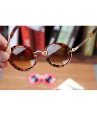 Goggle Round Lovely Kids Sunglasses Girls Goggle Protective Glasses Children Eyewear Oculos Accessories - Flower - CA198AIHWG...