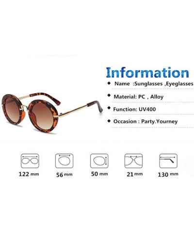 Goggle Round Lovely Kids Sunglasses Girls Goggle Protective Glasses Children Eyewear Oculos Accessories - Flower - CA198AIHWG...