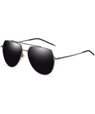 Aviator Men's Polarizing Sunglasses Classic Toad Mirror Antiglare Polarizing Driving Sunglasses - C - C318QR73QYA $60.51