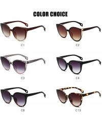 Cat Eye Cat Eye Sunglasses Women Men Vintage Gradient Glasses Retro Sun Female Eyewear UV400 Fashion Drive Outdoor - C4 - C01...