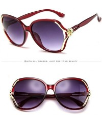 Goggle Unisex Fashion Eyewear Unique Sunglasses Big Frame Vintage Glasses - Multicolor C - C61970GSUI7 $10.15