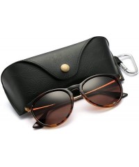 Round Polarized Sunglasses for Women Round Style 100% UV Protection Classic - C4196Y7HT94 $21.81