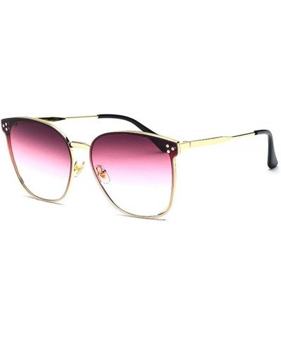 Aviator Fashion new sunglasses - ladies coated sunglasses retro sunglasses - A - CU18S8CA94I $35.95