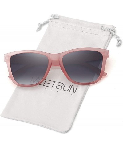 Square Polarized Sunglasses for Women Men Classic Retro Designer Style - CX192R4HZUZ $8.35