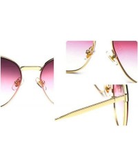 Aviator Fashion new sunglasses - ladies coated sunglasses retro sunglasses - A - CU18S8CA94I $35.95
