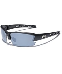 Wrap Oversized Wide Frame Men's Cycling Baseball Driving Water Sports Sunglasses - LARGE Size - Black - Smoke - CG11OXKDD6N $...