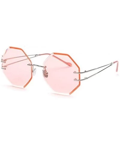 Round Small Round Polarized Sunglasses Mirrored Lens Unisex Glasses (Color G) - G - C018WE7H050 $83.22