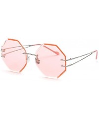 Round Small Round Polarized Sunglasses Mirrored Lens Unisex Glasses (Color G) - G - C018WE7H050 $52.56