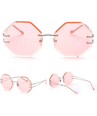 Round Small Round Polarized Sunglasses Mirrored Lens Unisex Glasses (Color G) - G - C018WE7H050 $79.94