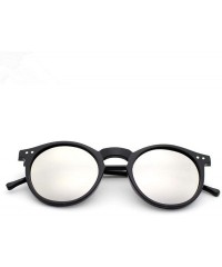 Round New Fashion Trend Round Sunglasses Women Multicolour Frame Mercury Mirror Lens Glasses Men Coating - Ltea - CY197A2U6XW...