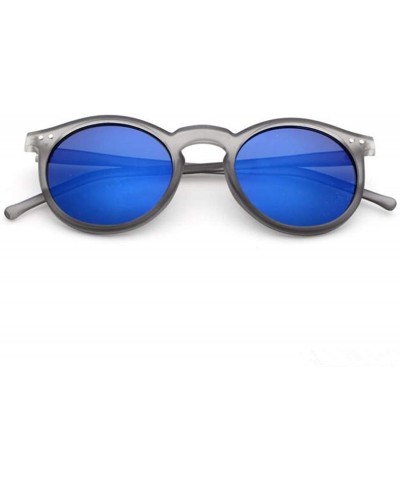 Round New Fashion Trend Round Sunglasses Women Multicolour Frame Mercury Mirror Lens Glasses Men Coating - Ltea - CY197A2U6XW...