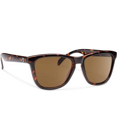 Square Jan Sunglass with Black/Gray Polarized Polycarbonate Lenses - Tortoise / Brown Polarized - C711UTZ8L09 $22.79