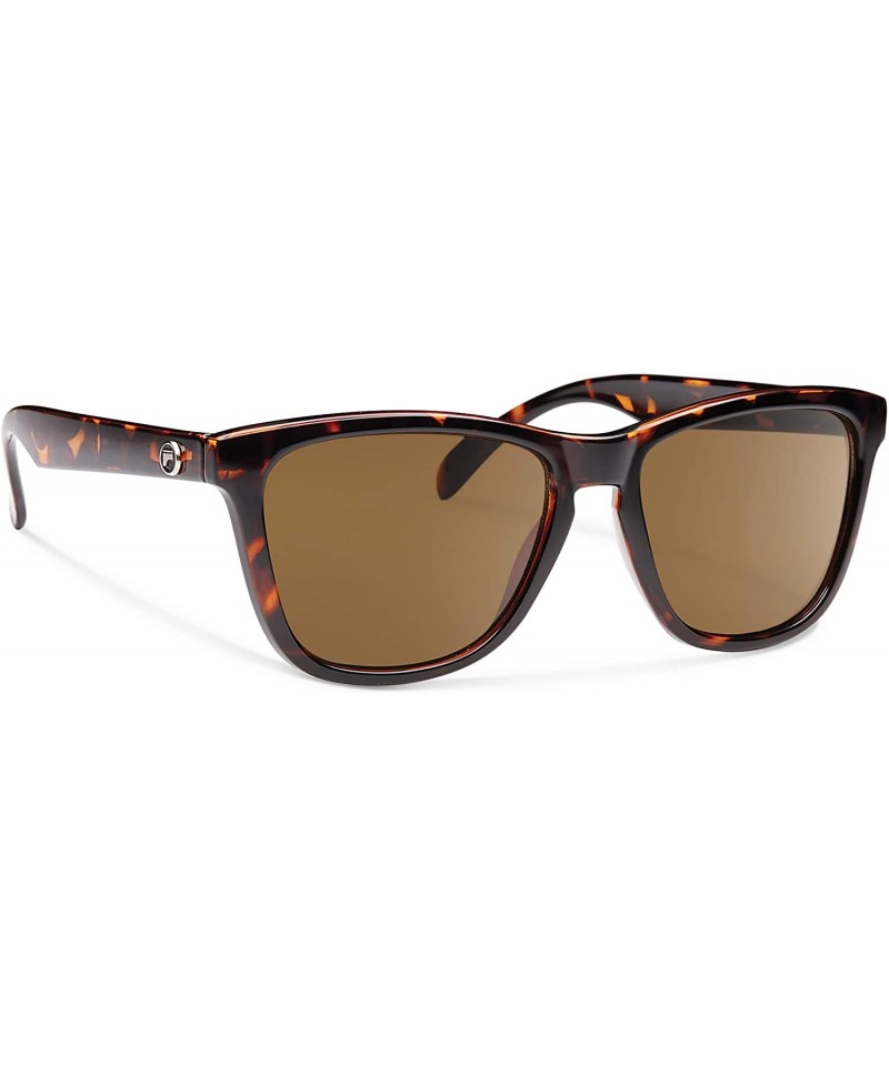 Square Jan Sunglass with Black/Gray Polarized Polycarbonate Lenses - Tortoise / Brown Polarized - C711UTZ8L09 $22.79