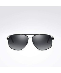 Round Polarized Lens Wellington Sunglasses Pouch & Cross Set Unisex Sunglasses MDYHJDHHX - Black - CD18X6NN4OM $19.02