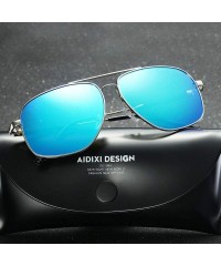 Round Polarized Lens Wellington Sunglasses Pouch & Cross Set Unisex Sunglasses MDYHJDHHX - Black - CD18X6NN4OM $19.02