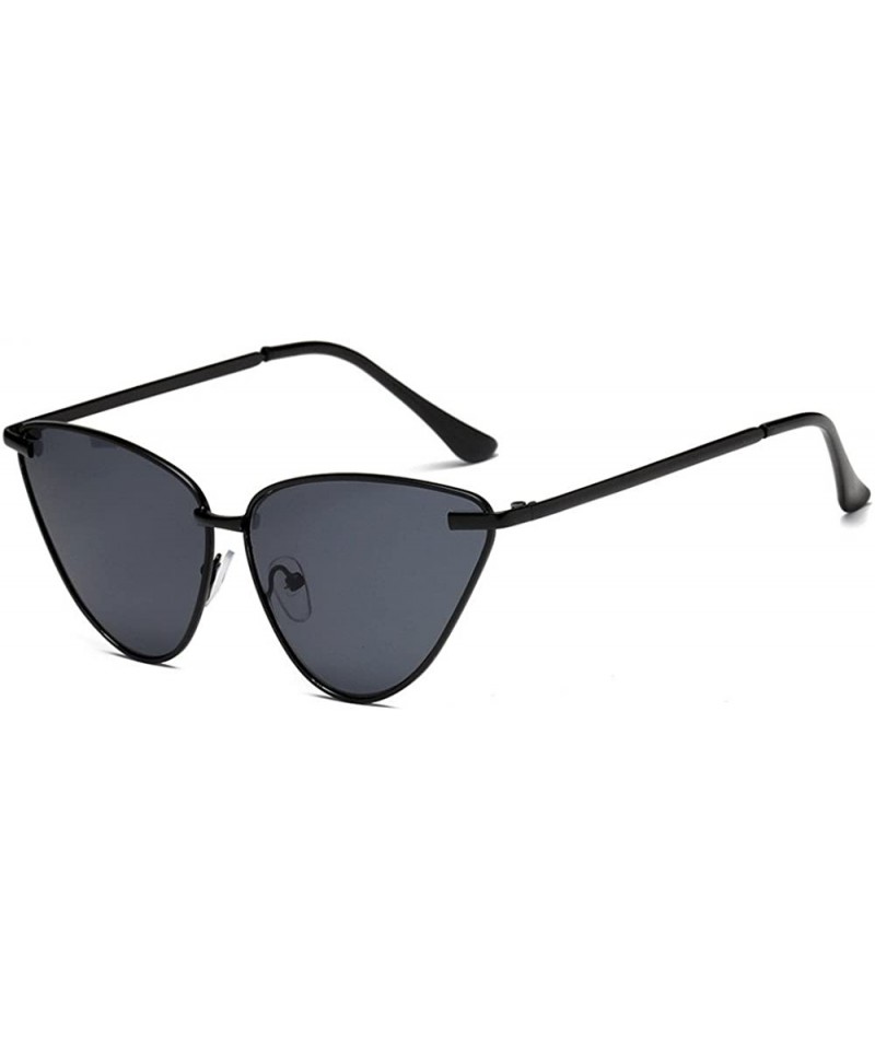 Oversized Sunglasses Vintage Protection Glasses Eyewear - A - CB18QO3GRIT $10.44