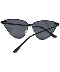 Oversized Sunglasses Vintage Protection Glasses Eyewear - A - CB18QO3GRIT $10.44