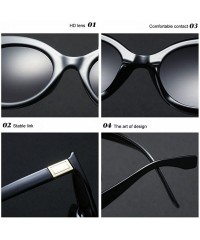 Oversized Women Round Sunglasses-Classic Black Large Frame Outdoor Glasses UV400 - C3 - C518D4MD0W0 $18.78