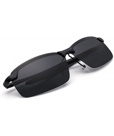 Goggle Sunglasses for Men Women Polarized Sunglasses Goggles Glasses Sunglasses Night Driving Glasses - Black - CZ18QMZ3ARG $...